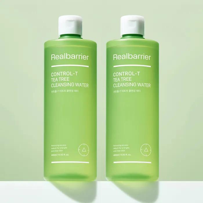 Real Barrier Control-T Tea Tree Cleansing Water 400ml 1+1