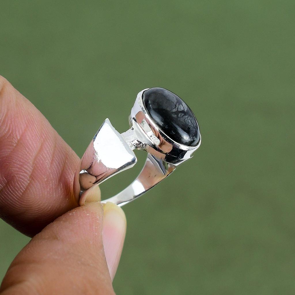 Picasso-Jaspis Ring 925er Sterling Silber Ring Echter Edelstein Schmuck Handgefertigt Einzigartiger Ring Designerring Geschenk Für Sie Erhältlich In Ringgröße
