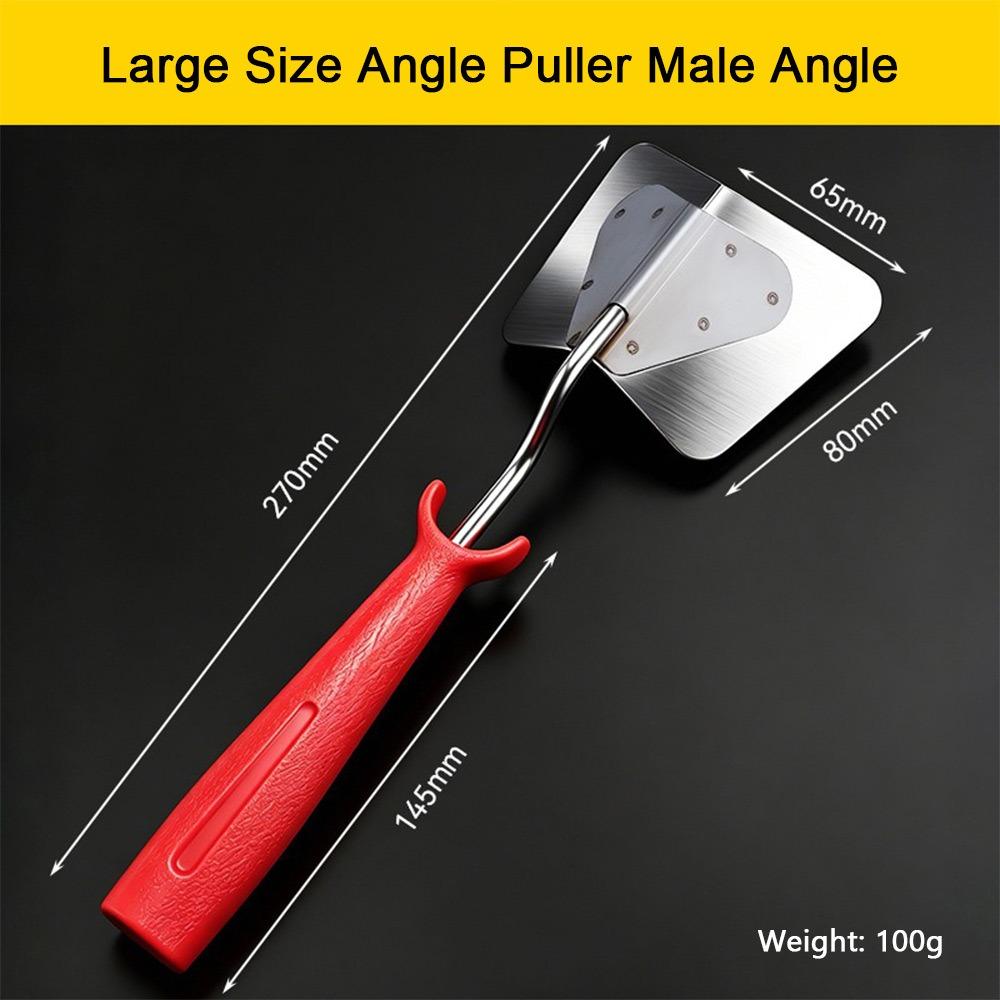 

Wear Resistant Angle Tool Stainless Steel Drywall Finisher Triangle Plaster Tool Wall Renovation External Corner