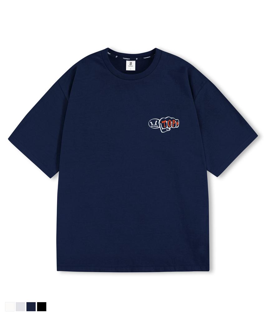 TOPBOY Blowfist Oversized Short Sleeve T-Shirt (Type B)