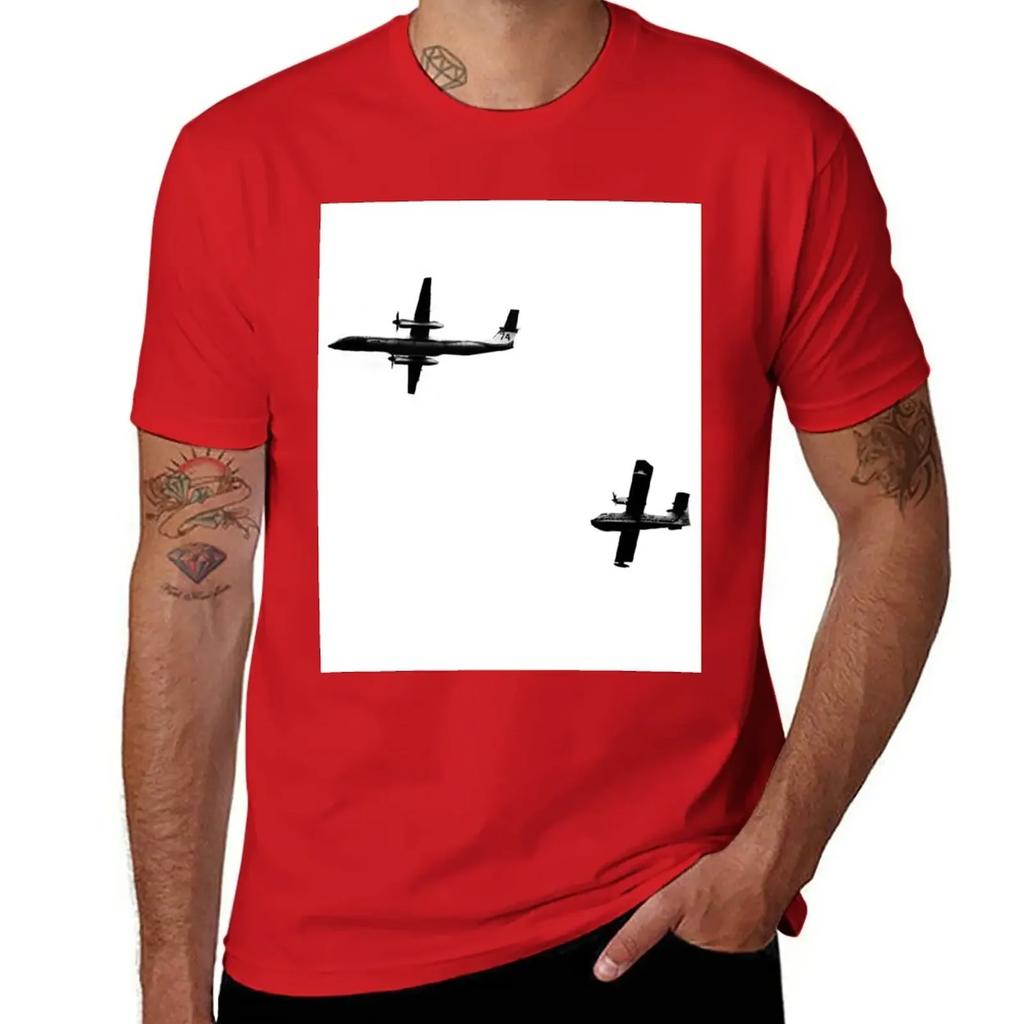 Planes in white 1 T-Shirt korean fashion plus size tops vintage mens graphic t-shirts funny