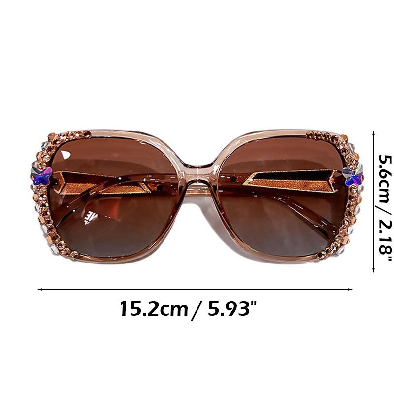 Luxury Diamond Polarized Sunglasses Women Sun Glasses Woman Glasses Vintage Sun Ladies Sun Glas W4W3