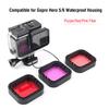 3Pcs Red Pink Purple Underwater Diving Filters Set for Gopro Hero 5   6