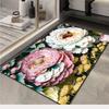 Three-dimensional Flower Diatom Mud Floor Mat Bathroom Carpet Toilet Footpad Super Absorbent Washstand Mats Home Entry Decor Rug