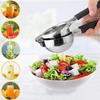 Manual Citrus Juicer Stainless Steel Non-Slip Handle Black 21.5x7.6x5.6cm