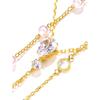 Hot-Selling Pearl Back Chain, Simple European and American Bridal Dress with Diamond-Encrusted Backless Back Chain, Elegant and Fashionable Accessory