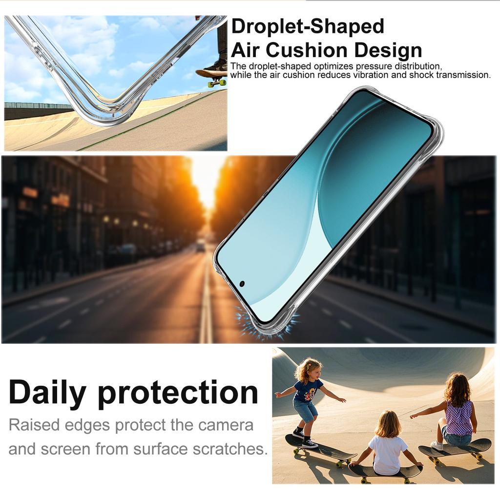 For OPPO Reno 14 Pro 5G Phone Case IMAK Shock-resistant Soft Case