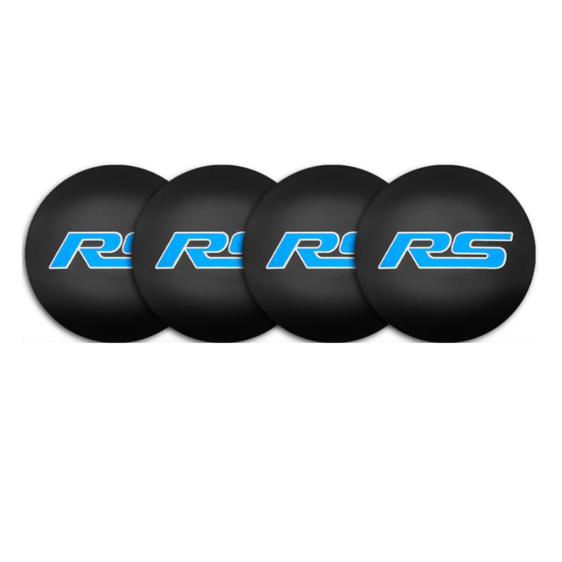 4pcs 56mm Car Styling Wheel Center Hub Caps Stickers Badge For Ford Focus Mk2 Mk3 Mondeo Fusion Explorer Escape Shelby EdgeWI1