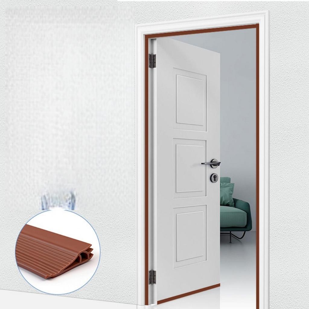 1PC 1m/39.37inch Door Bottom Sealing Strip Self-adhesive Living Room Soundproof Strip Door Draft Stopper Draught Excluder Insect