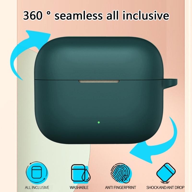 Headphone Shockproof Housing Skin-friendly Guarding Washable Shell Nonslip for Buds Clip Keep Safe From Accidental Drop