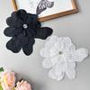 Black And White Two-Color Embroidery Nail Drill Multi-Layer Flower Clothing Wedding Dress Denim Jacket Decorative Accessories