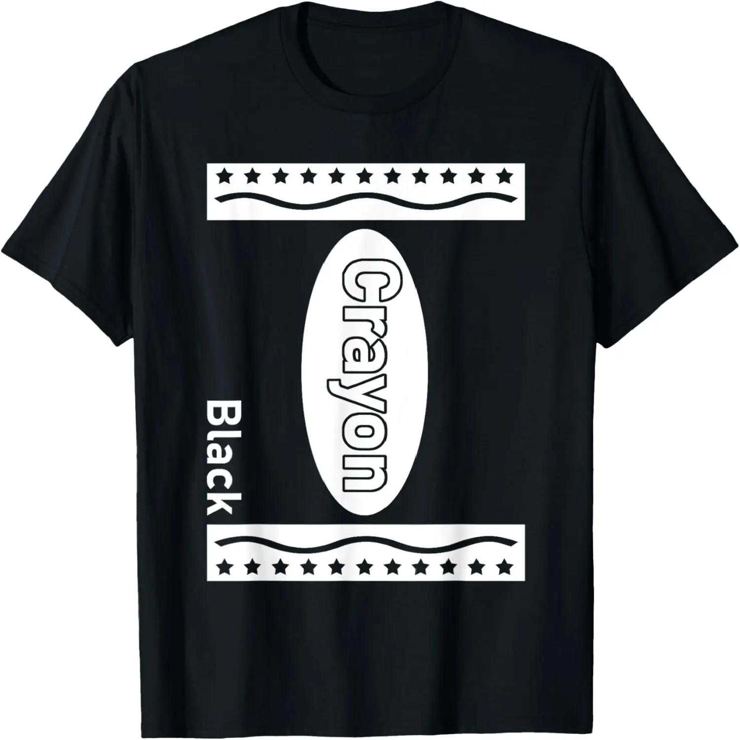 

Funny Black Crayon Costume Halloween Matching Group Costumes T-Shirt S чёрный
