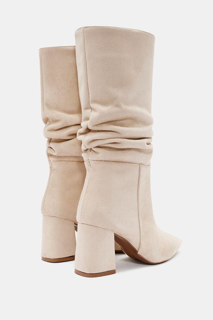 Women Modern Stylish Fashion Boots Boots Luna Mink High Heel Boots