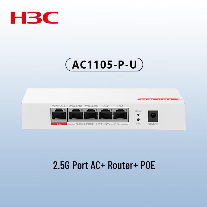 

H3C Mini AC Series Gigabit Router & AC Controller