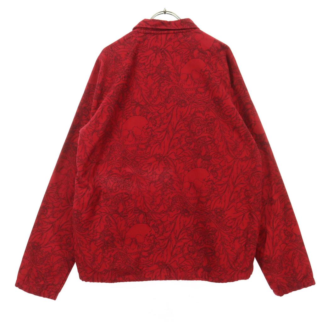 SUSPEREAL made in Japan Skull Pattern Long sleeve Zip jacket L Red Men's Used