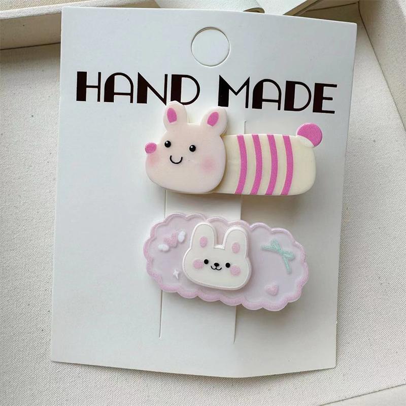 

2Pcs Cute Puppy Cat Duckbill Hair Clip Sweet Animals Bangs Clip Hairpin Headwear Hair Accessories For Women