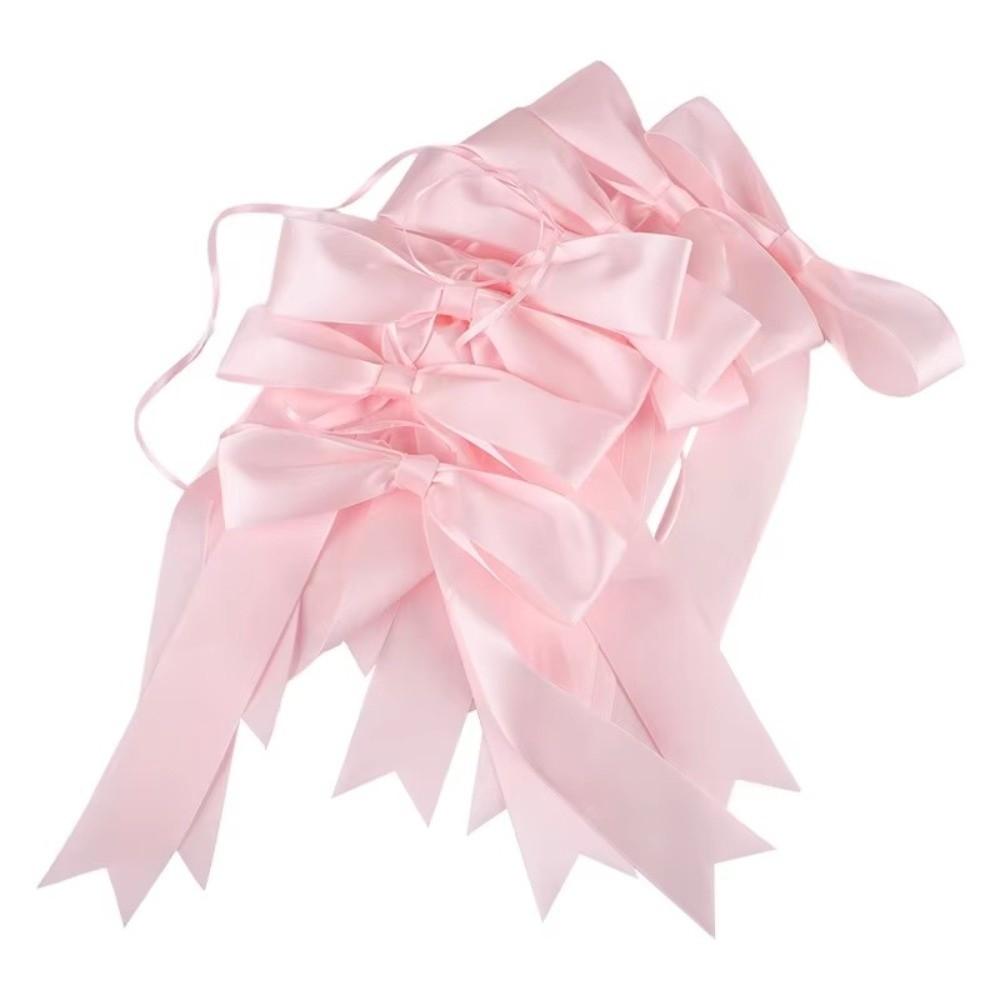 1set Satin Bowknot Banner Baby Shower Decoration Christmas Ribbon For Kids Birthday Party Wedding