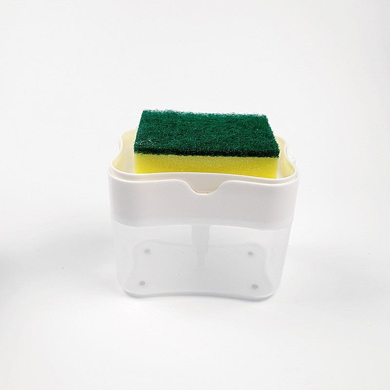 Press The Detergent Presser To Clean The Pot Brush, Automatic Liquid Filling Box, Scouring Pad, Dishwashing Brush, Pot Soap Box