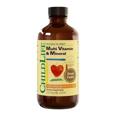 Childlife Multivitamínico y Mineral 237ml, 1 unidad, Alimento esencial para la salud coreano
