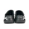 Crocs Classic clog Silver Butterfly EVA Comfortable and Versatile Trendy Hole Shoes Unisex Black