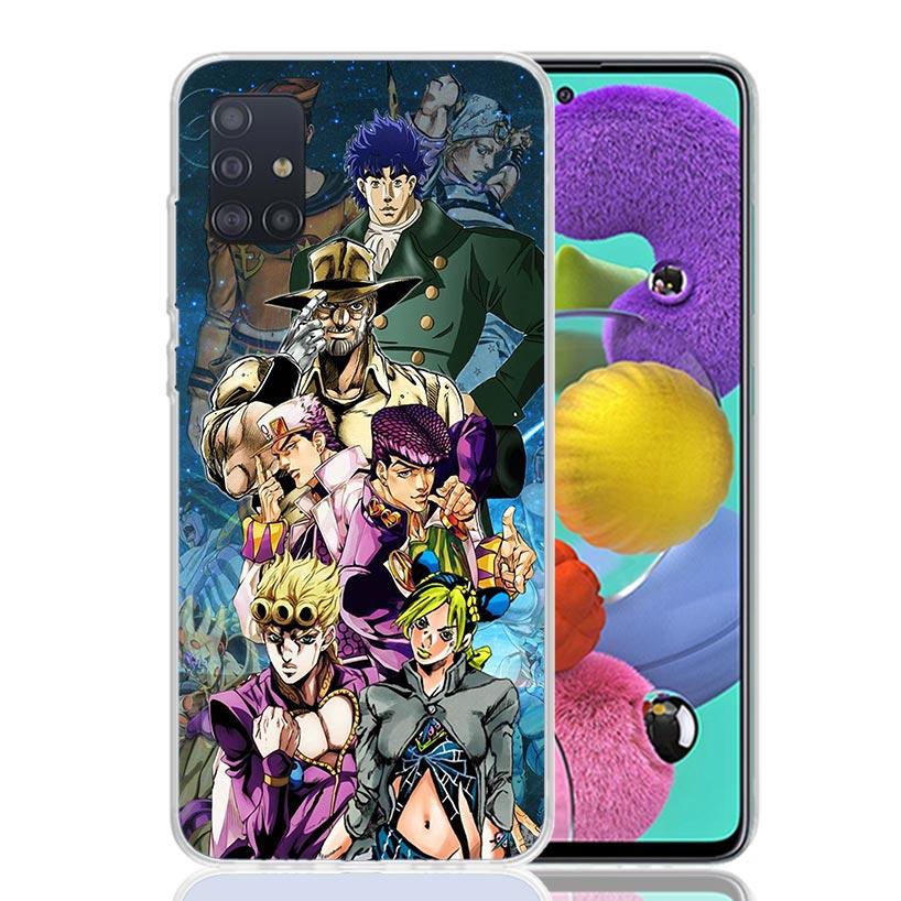 

Anime JoJo Bizarre Adventure Case Phone Cover for Samsung Galaxy A52 A51 A50 A42 A32 A22 A12 A02S A72 A71 A70 A41 A31 A21S A40 A Samsung A51 4G