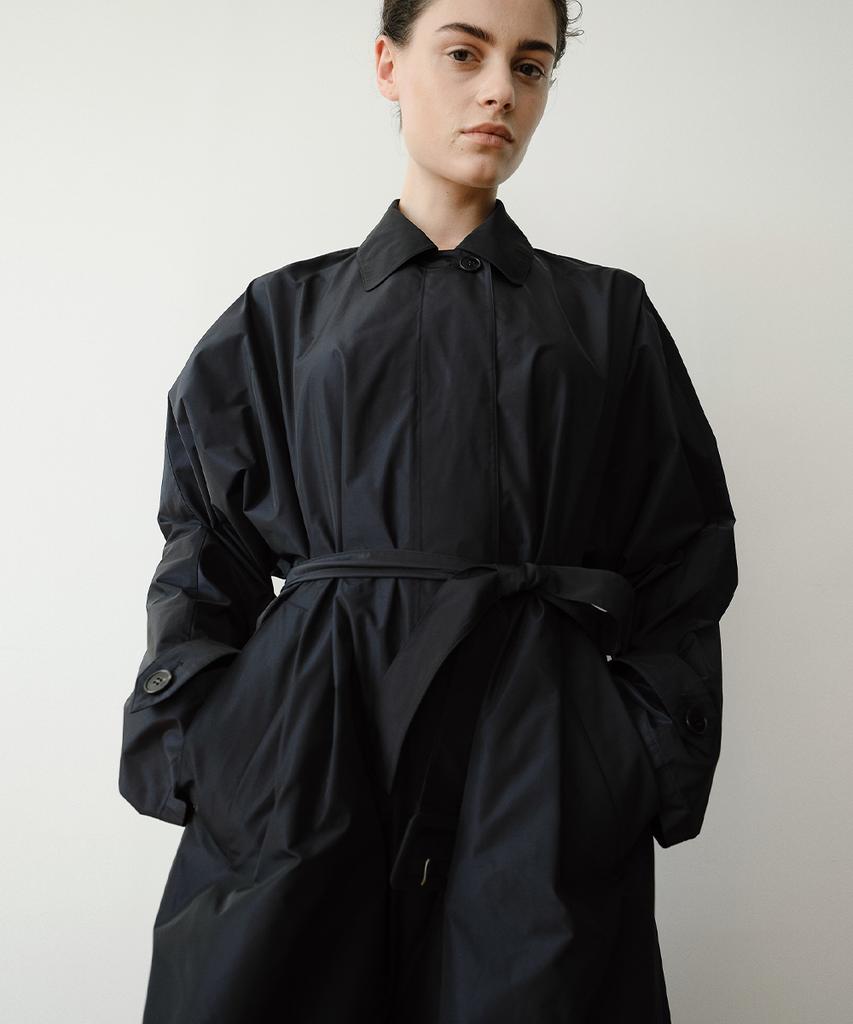 EAAH Maren Maxi Trench Coat (Navy)