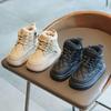 Boys and Girls Boots 2025 Autumn and Winter New Cotton Shoes Children's Fleece Non-slip Two Cotton Shoes Thickened Korean Version Snow Boots