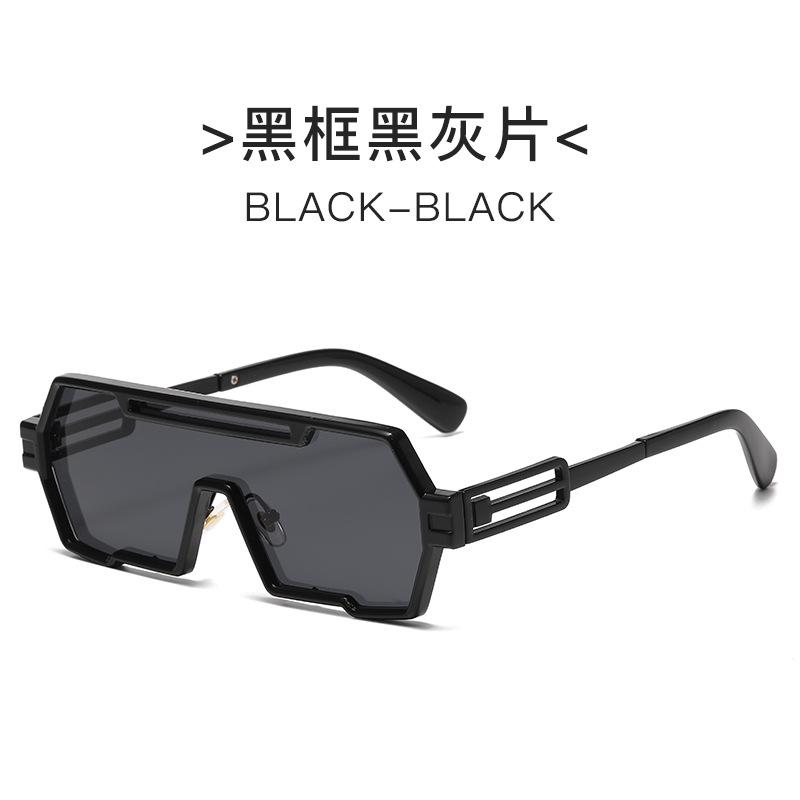 Ανδρικά γυαλιά ηλίου Punk, Ολόσωμα γυαλιά ηλίου Punk για γυναίκες, ρετρό υπερμεγέθη τετράγωνα γυαλιά, μεγάλος σκελετός, σκίαση ήλιου