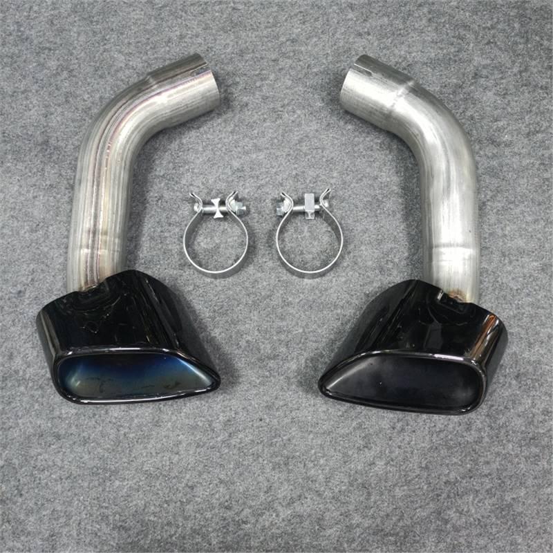 Stainless Steel Square Tip Exhaust Cover for 08-13 BMW X5 E70