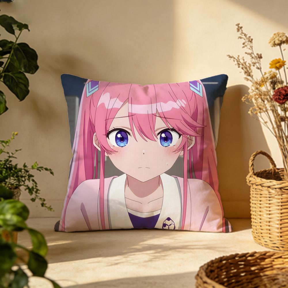 Stylish Sshiunji ke no Kodomo tachied Cushion Cover Versatile DoubleSided Pillow Case Fit for Sofa Bed Car  Daily Decor