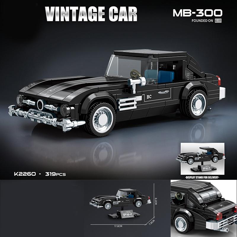 Technické Rychlé Auto Městské Vozidlo Závodní Vinylové Auto Stavebnice Sada Sportovní Auto Garáž MOC Kreativní Hračky Vzdělávací Dárek