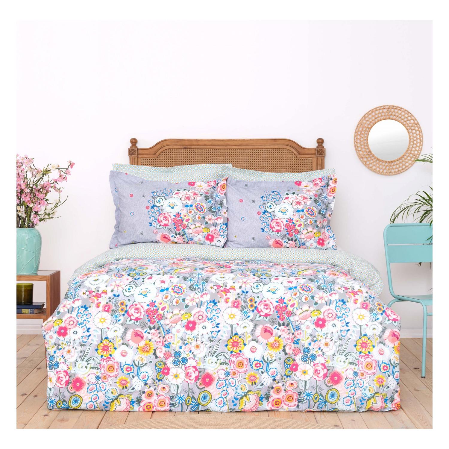 

Karaca Home Dulce Blue Комплект из 100% хлопка с двойным пододеяльником