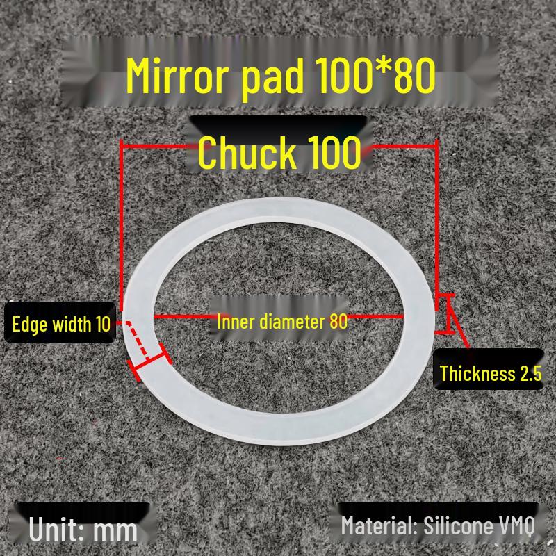 Quick-Install Sight Glass Silicone Flat Gasket 100*80