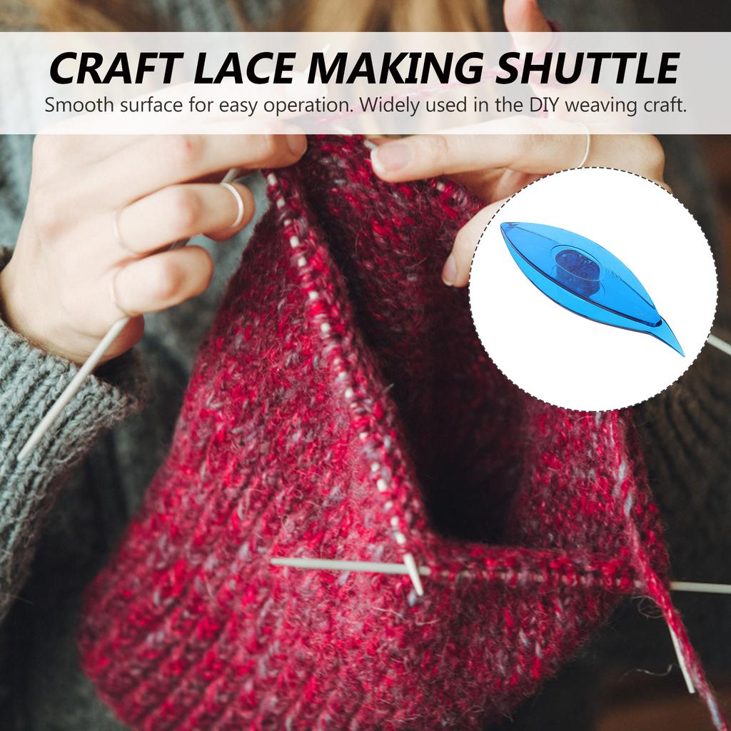 Buy 2pcs Craft Needles Craft Lace Making Tatting Shuttle Tools Lace