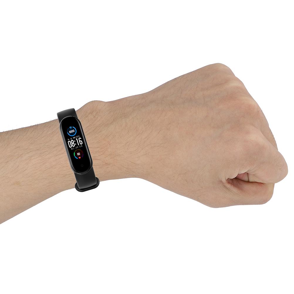 Soft Silicone Wriststrap Replacement Watchband Bracelet for Mi Band 5