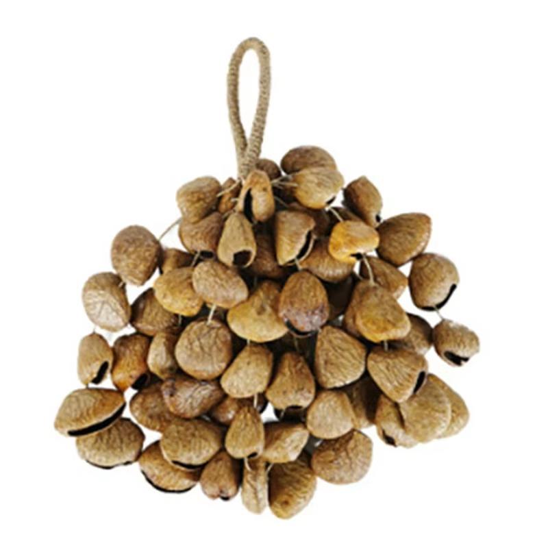 Fruit Shell Bells Outdoor Wind Chimes Hand Cranked String Bell Sound Healing Wind Chime Meditation Yoga Musical Instruments