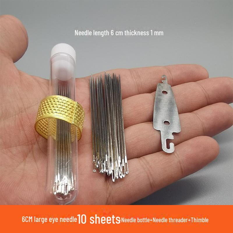 Handnaalden met groot oog voor gemakkelijk inrijgen