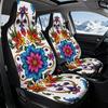 2D Flat Printing, 2pcs Car Seat Covers Front Seat, Decorative Car Seat Covers, Floral Colorful Symmetry Print, Easy Installation