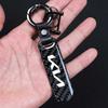 YDHM8 Carbon Fiber Car Decoration Keychain Key Ring for Kia Sportage Ceed Picanto Rio ProCeed Niro 5 3 4 K7 K5 K8 K3 Ray K9