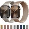 Metall Mailänder Armband für Apple Watch Band Ultra3/2 49mm 11 10 9 8 7 Magnetisches Armband iWatch 6 5 4 SE2 46mm 45mm 41mm 44mm 40mm