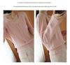 2025 Spring V-Neck Long Sleeve Knit Loose Cardigan