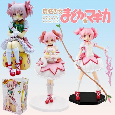 Puella Magi Madoka Magica Kaname Madoka 3 Styles Action Figure Magic Girl Model Decor Statue Dolls Toys Christmas Gift