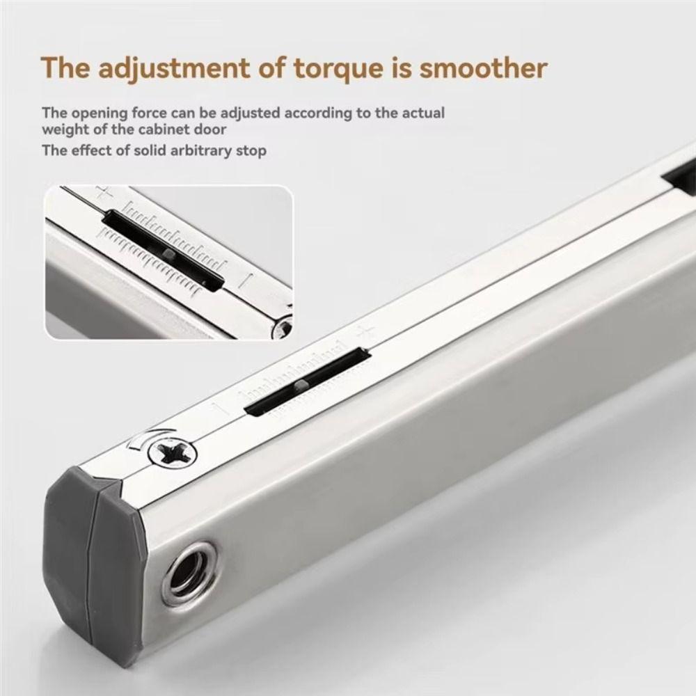 Buffering Hydraulic Cabinet Hinge Heavy Duty Lift Up Door Hardware Cabinet Flap Door