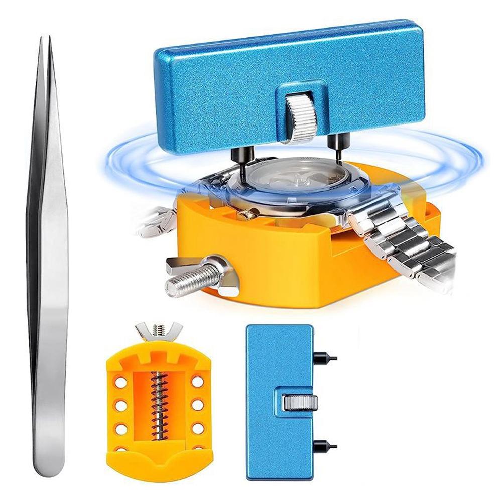 

3 шт./комплект набор для замены батарейки для часов, ключ для снятия задней крышки часов для поворота открытой крышки часов, набор для открывания корпуса часов с приспособлением для снятия