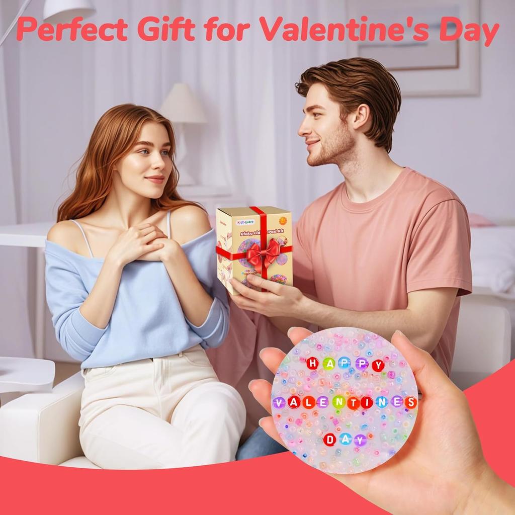 10 Pcs Picky Fidget Pad Kit, Anti Skin Picking Fidget Toys for Adults, Picking Pad for Anxiety, Sensory Dermatillomania Trichotillomania Toys, DIY