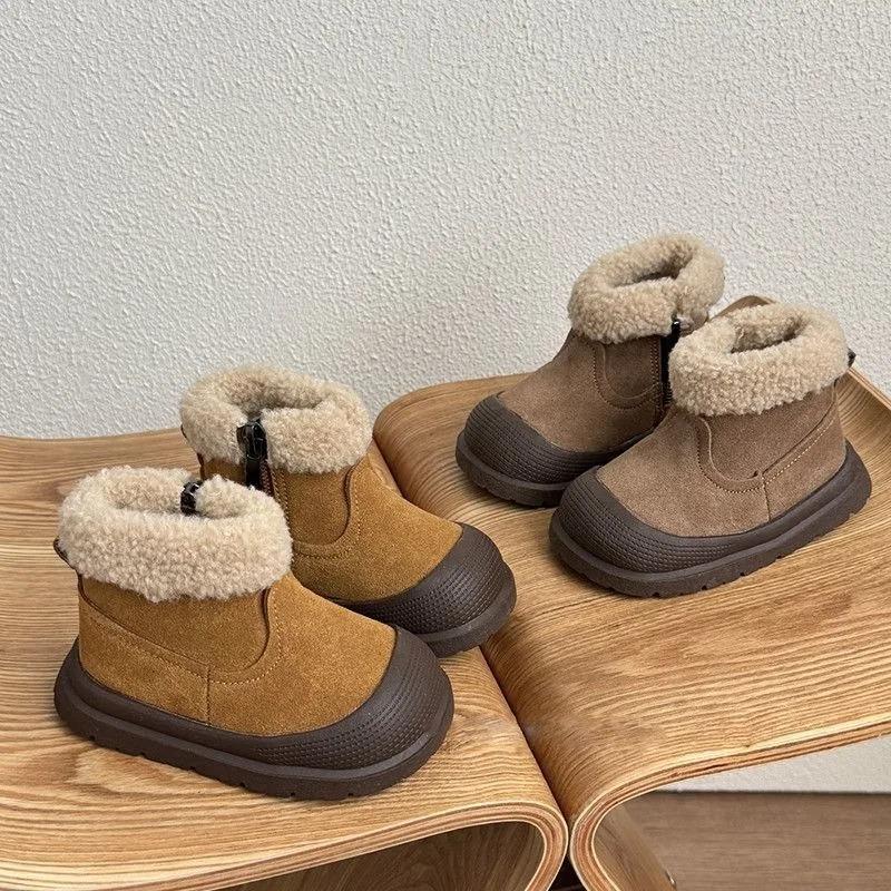 Soft Children's Snow Boots Baby Toddler Warm Fleece Lined Winter Outdoor Footwear Boot Little Kids