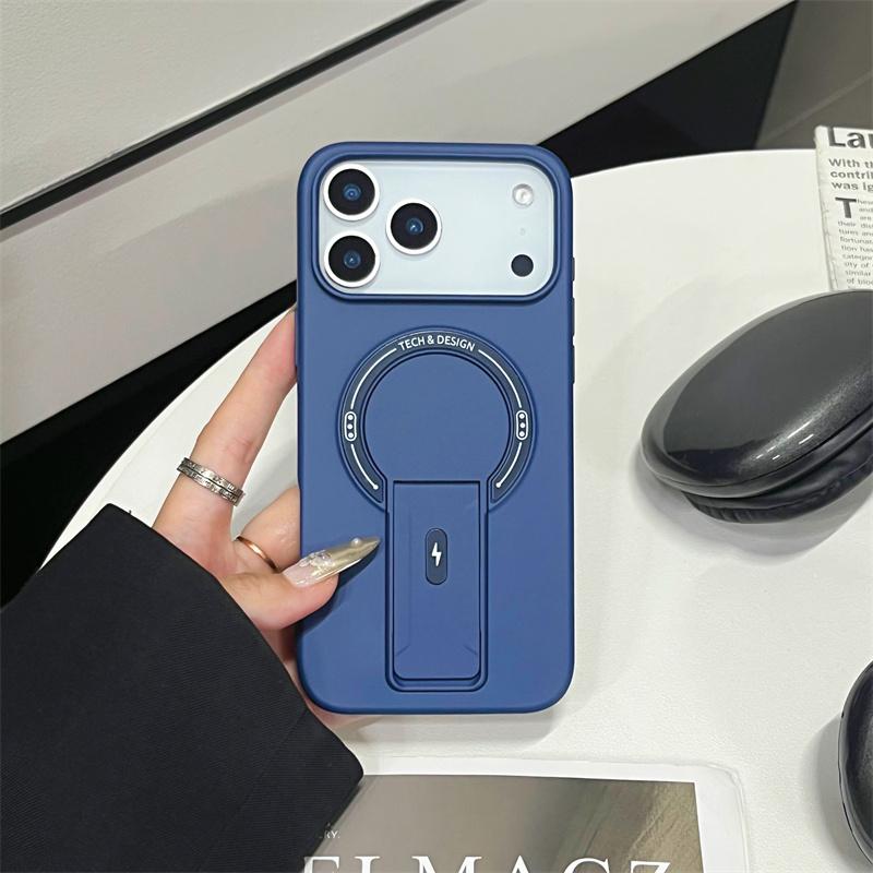 

Stand Wireless Charging Magnetic For Magsafe Case For iPhone 17 16 15 14 Plus 13 12 11 Pro Max 16E Air Soft TPU Shockproof Cover iPhone17 Pro Max