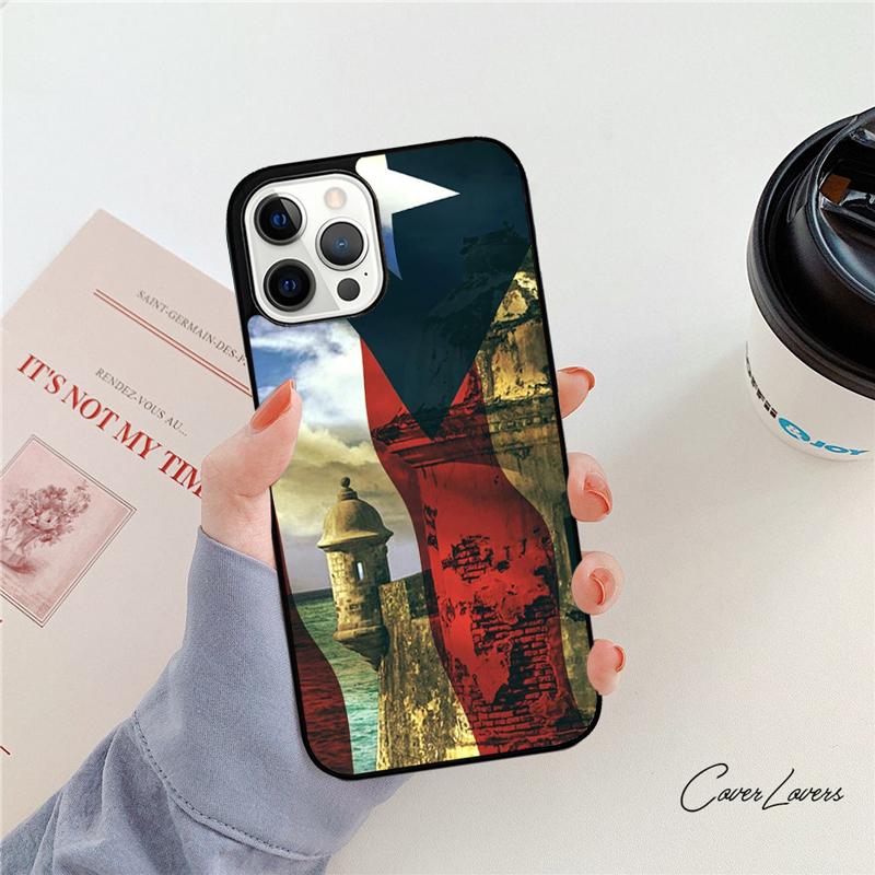 Puerto Rico Flag Phone Case For Apple iPhone 17 Air 11 Pro Max Plus Coque For iPhone 17 Air 14 15 16 13 12 Max Cover