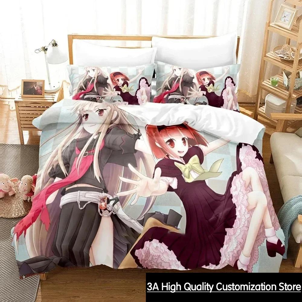 

Comforter Anime Okami-San And Her Seven Companions Bedding Set Boys Girls Twin Queen King Size Bed Boys Adult Comforter (quilt)-EU Single(135*200cm)3pcs