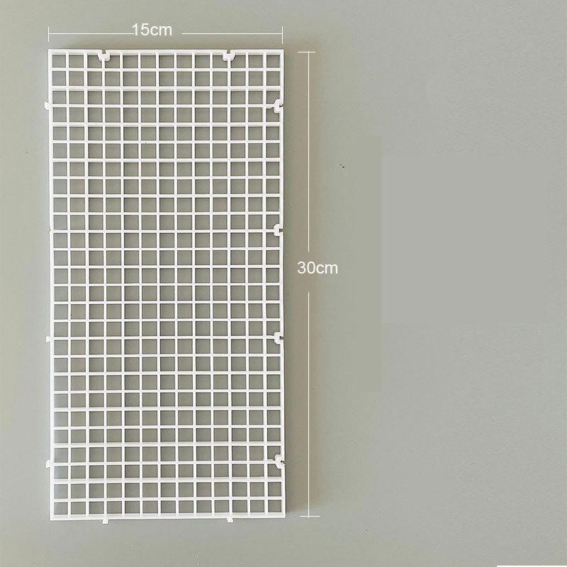 Isolation Board Grid Aquarium Fish Tank Accessory Undergravel Bottom Plate Tray 30*15cm Seperator Divider Board Net